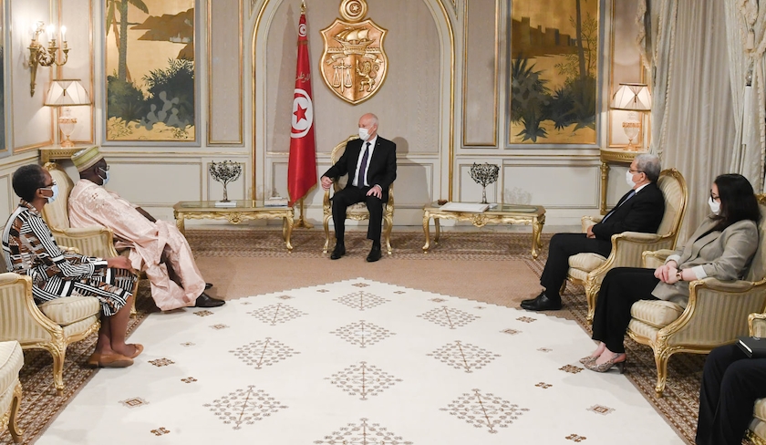 Tunisia President Kais Saïed Receives Credentials Of Five New